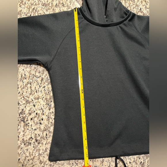 Nike Vintage Black Hoodie Drawstring Waist Girl’s Size Small 4-6 EUC - Picture 10 of 11